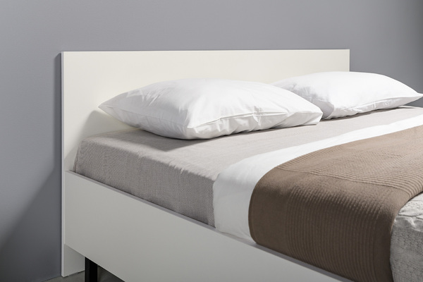 Кровать Эйр 11.46.02 с ортопедическим основанием, белый РЕ шагрень, спальное место 160 х 200