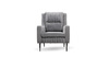 Кресло для отдыха Изабель ТК 735 велюр Романс грей cерый