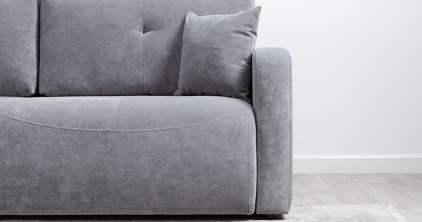 Диван-кровать прямой Марсель ТД 701 велюр Aura 20 серый