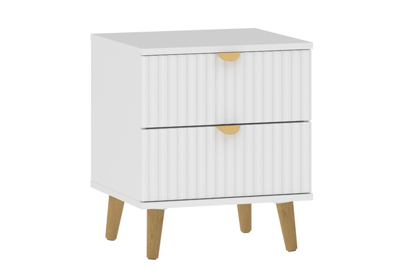 Тумба прикроватная Дакота НМ 040.19 меренга, белый