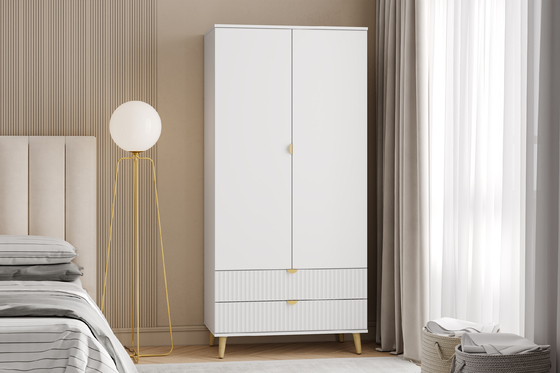 Шкаф Дакота НМ 040.25 меренга, белый