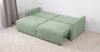 Диван-кровать прямой Оксфорд 715 композиция 3, STORM 9 мятный, модульная система