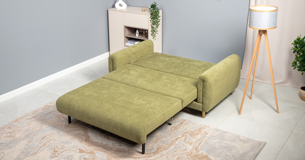 Диван-кровать прямой Оникс ТД 206 велюр Ocean 013 зеленый