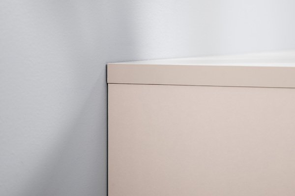 Комод Ричфорд 16.235 кашемир 5981 BS, моно керамика D166-2 ПВХ, белый PE шагрень