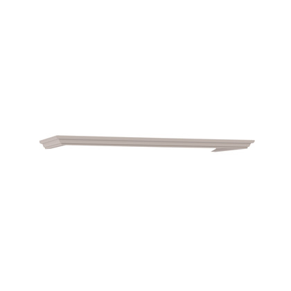 Гостиная Ричфорд композиция 1 с карнизами, кашемир 5981 BS, моно керамика D166-2 ПВХ, белый PE шагрень (собирается на любую сторону)