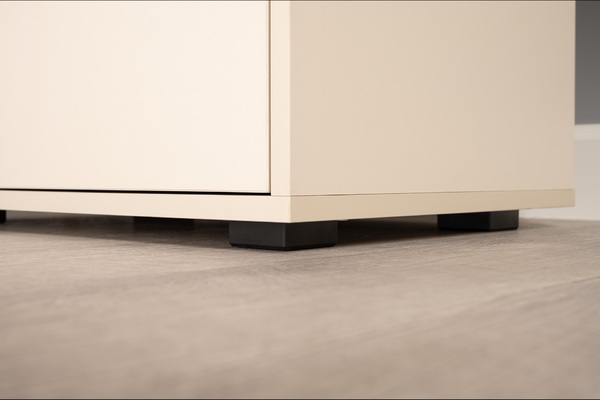 Тумба прикроватная Тайл 16.164 сатин 7045 SU, эмили блаш U9135, белый PE шагрень